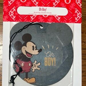 Disney Mickey Mouse 'Oh Boy!' Air Freshener - Navy, Red, Yellow